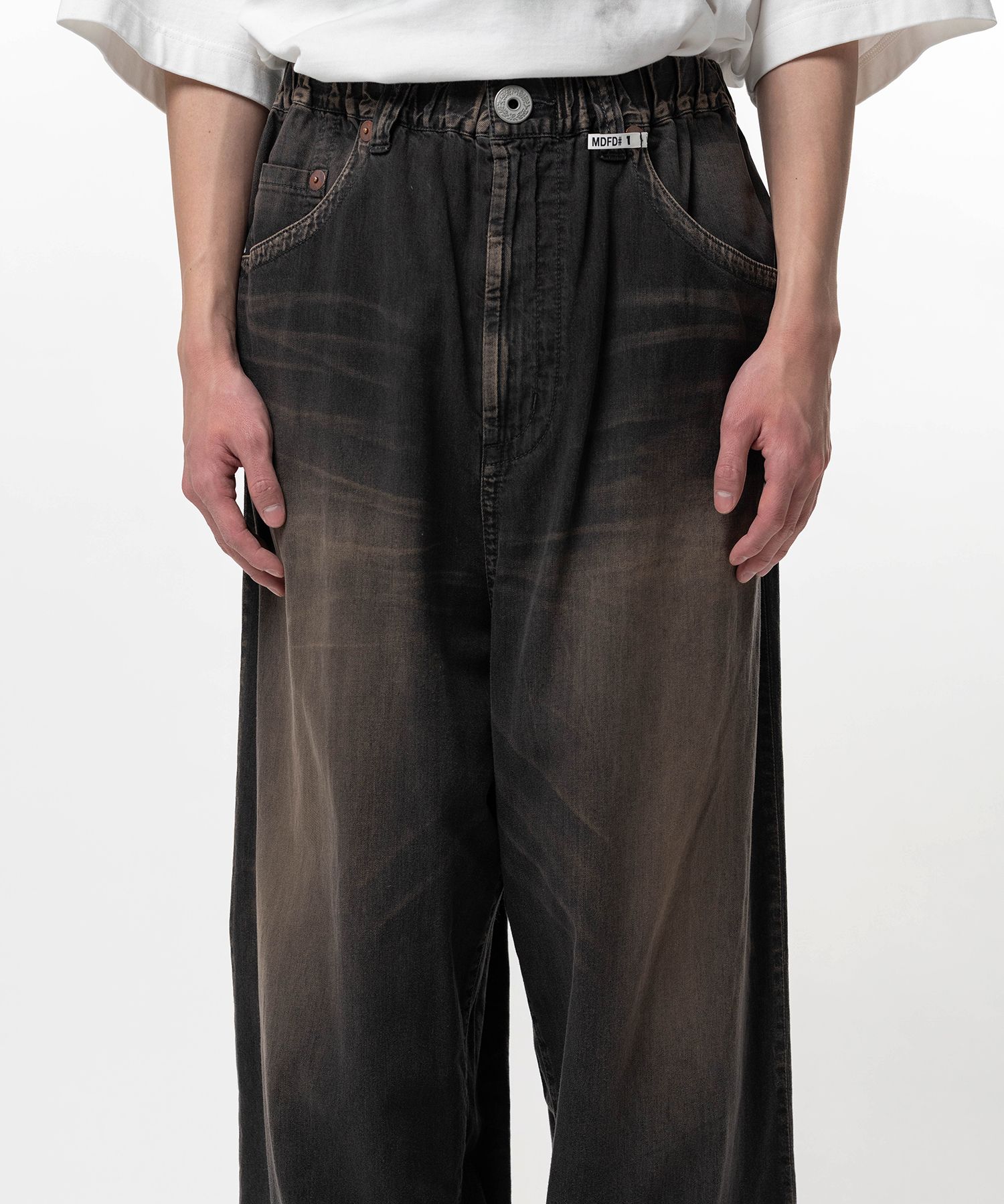 Light Denim Wide Pants