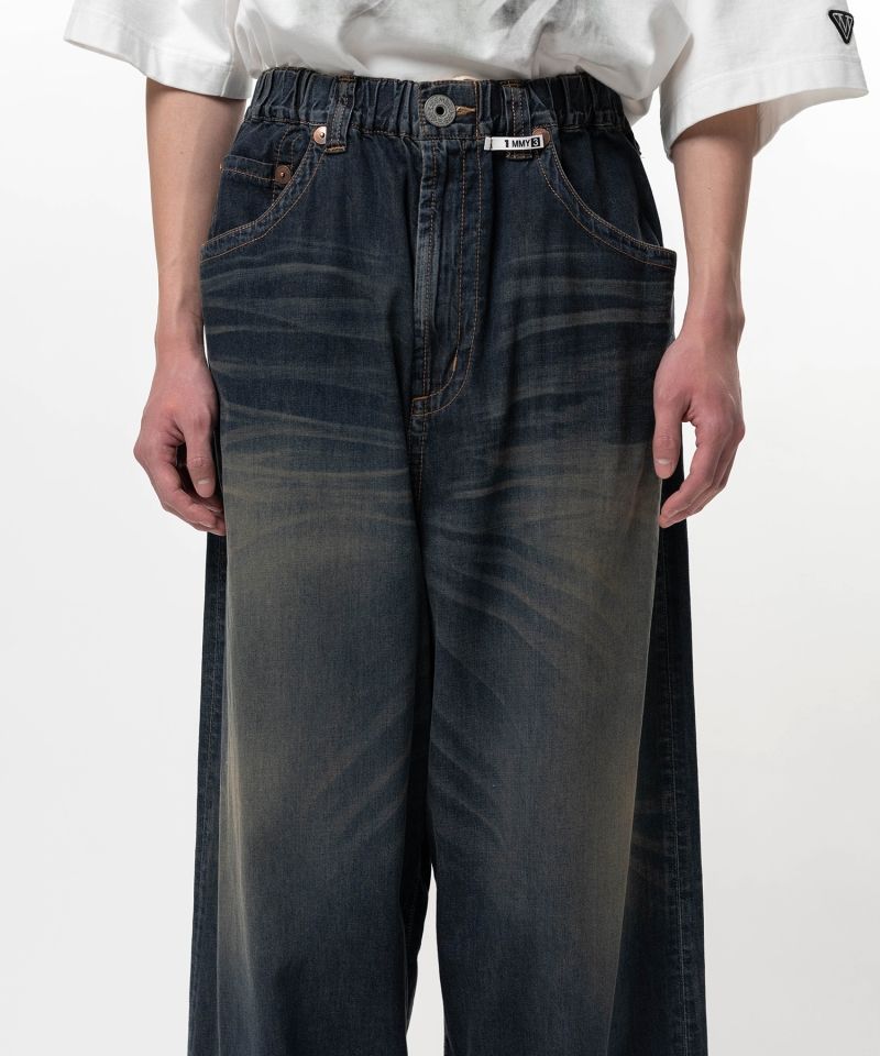 Light Denim Wide Pants