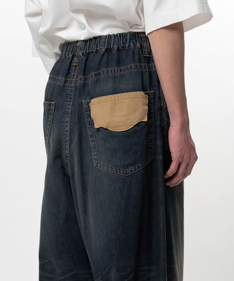 Light Denim Wide Pants
