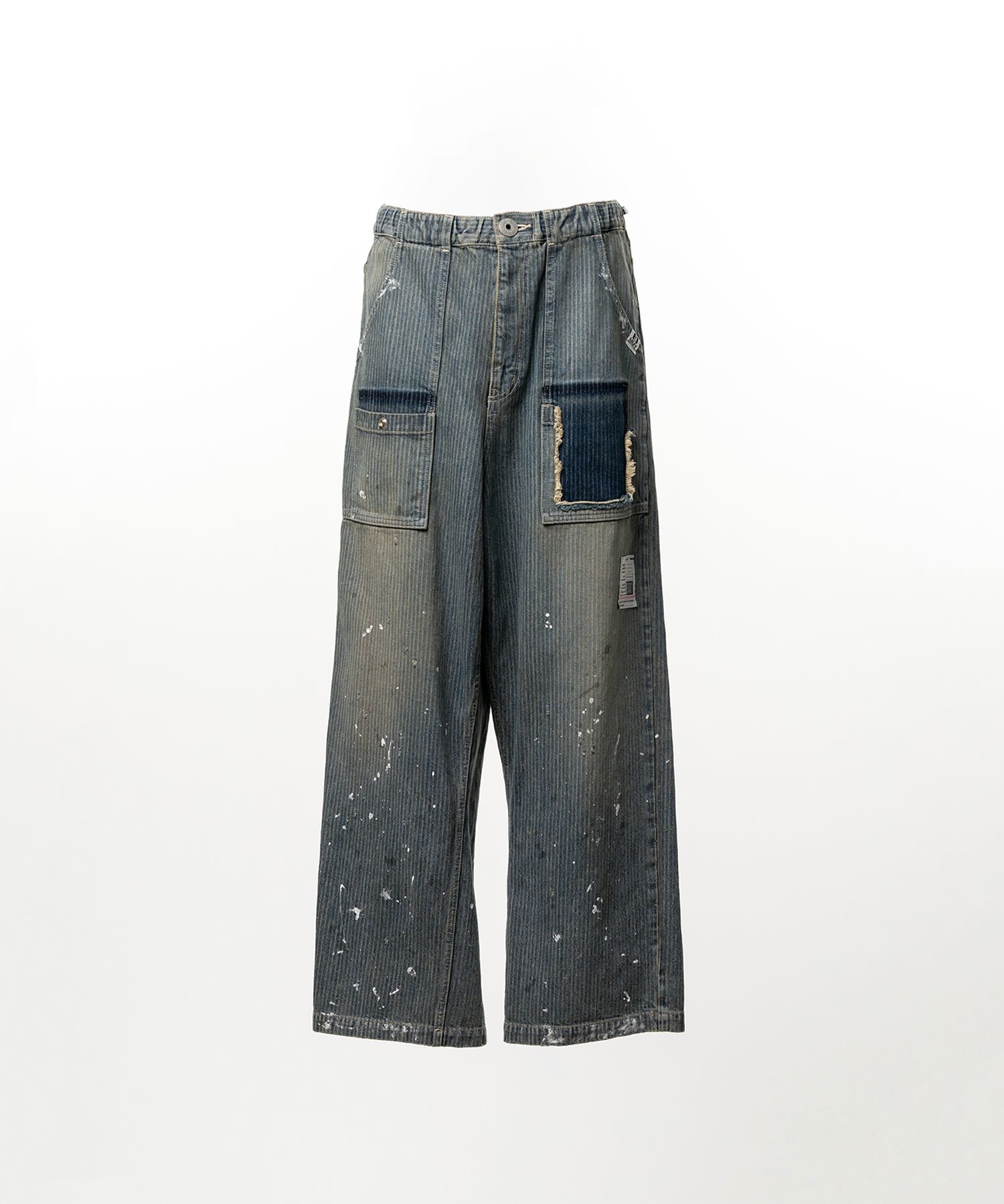 Stripe Denim Bush Pants