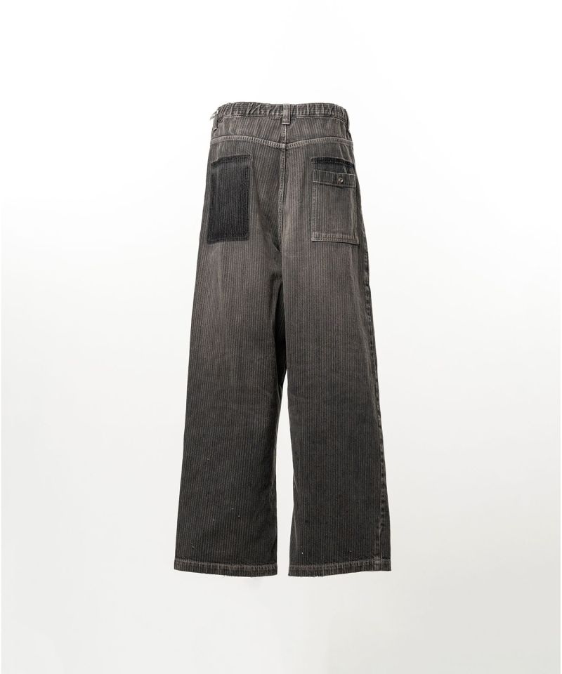 Stripe Denim Bush Pants