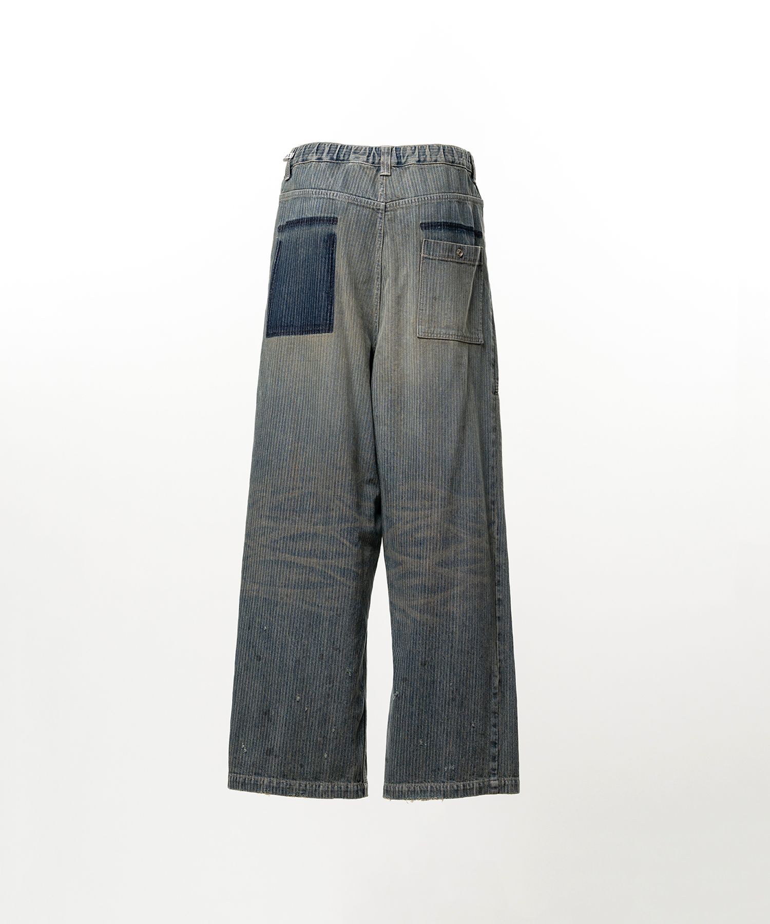 Stripe Denim Bush Pants