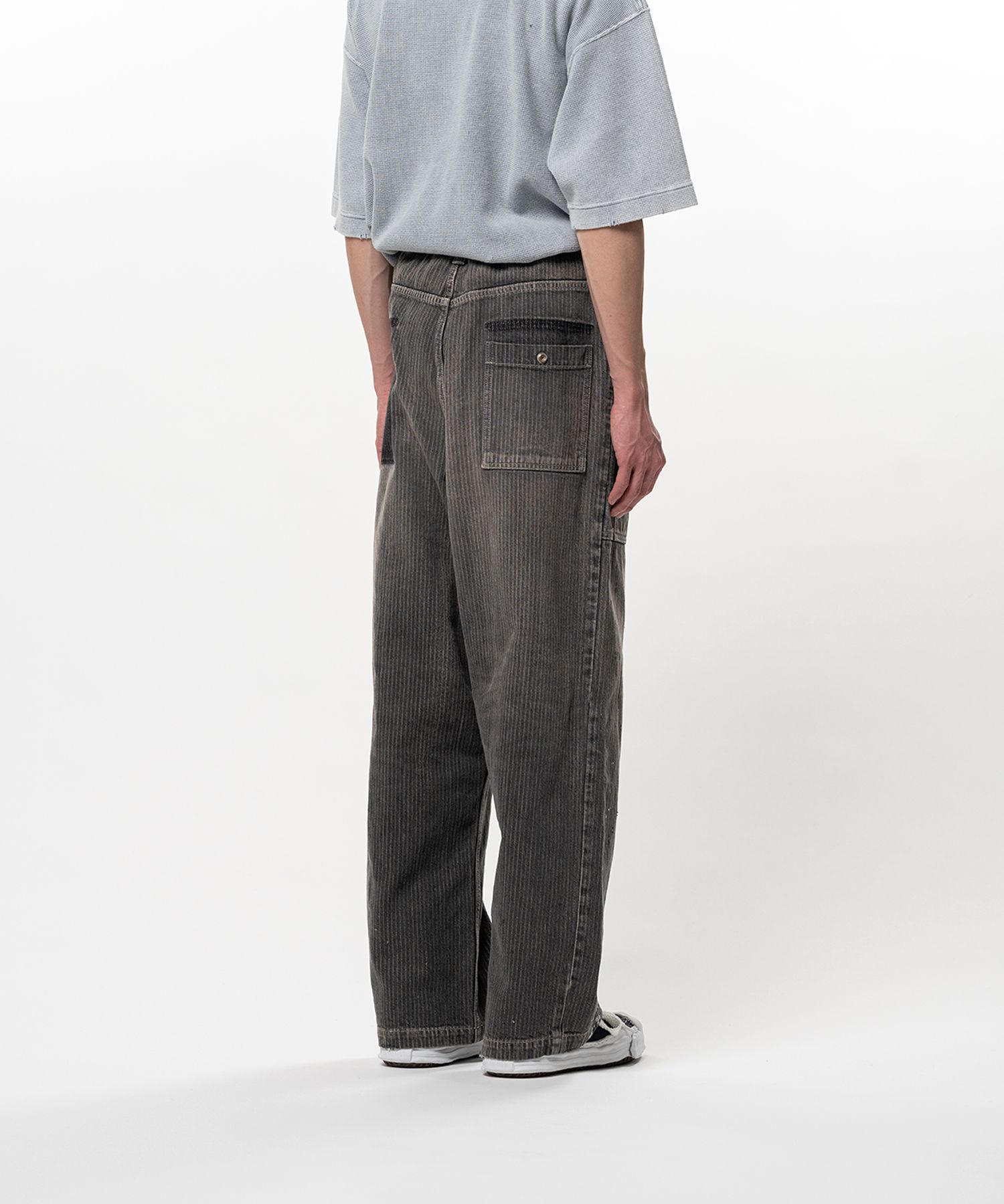 Stripe Denim Bush Pants