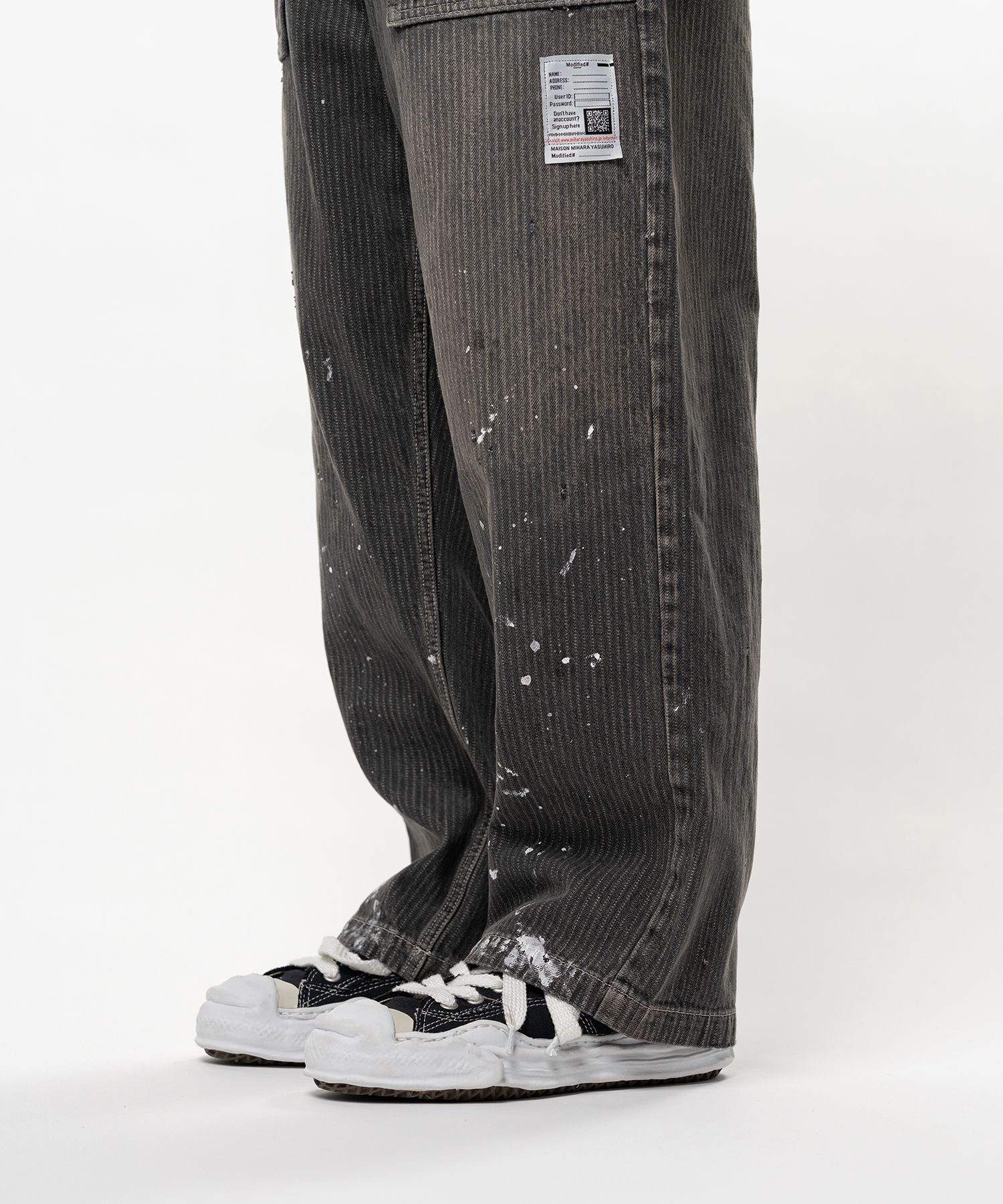 Stripe Denim Bush Pants