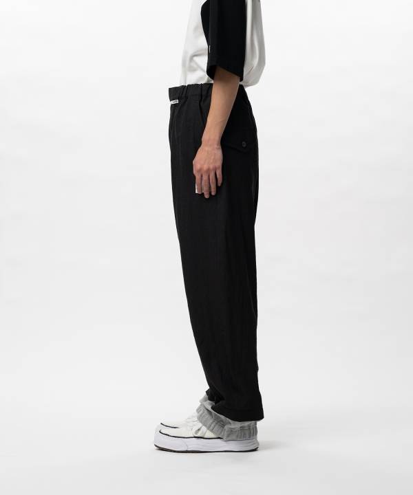 Mix Layered Wool Pants