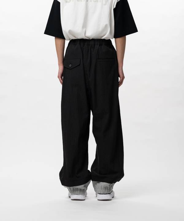 Mix Layered Wool Pants