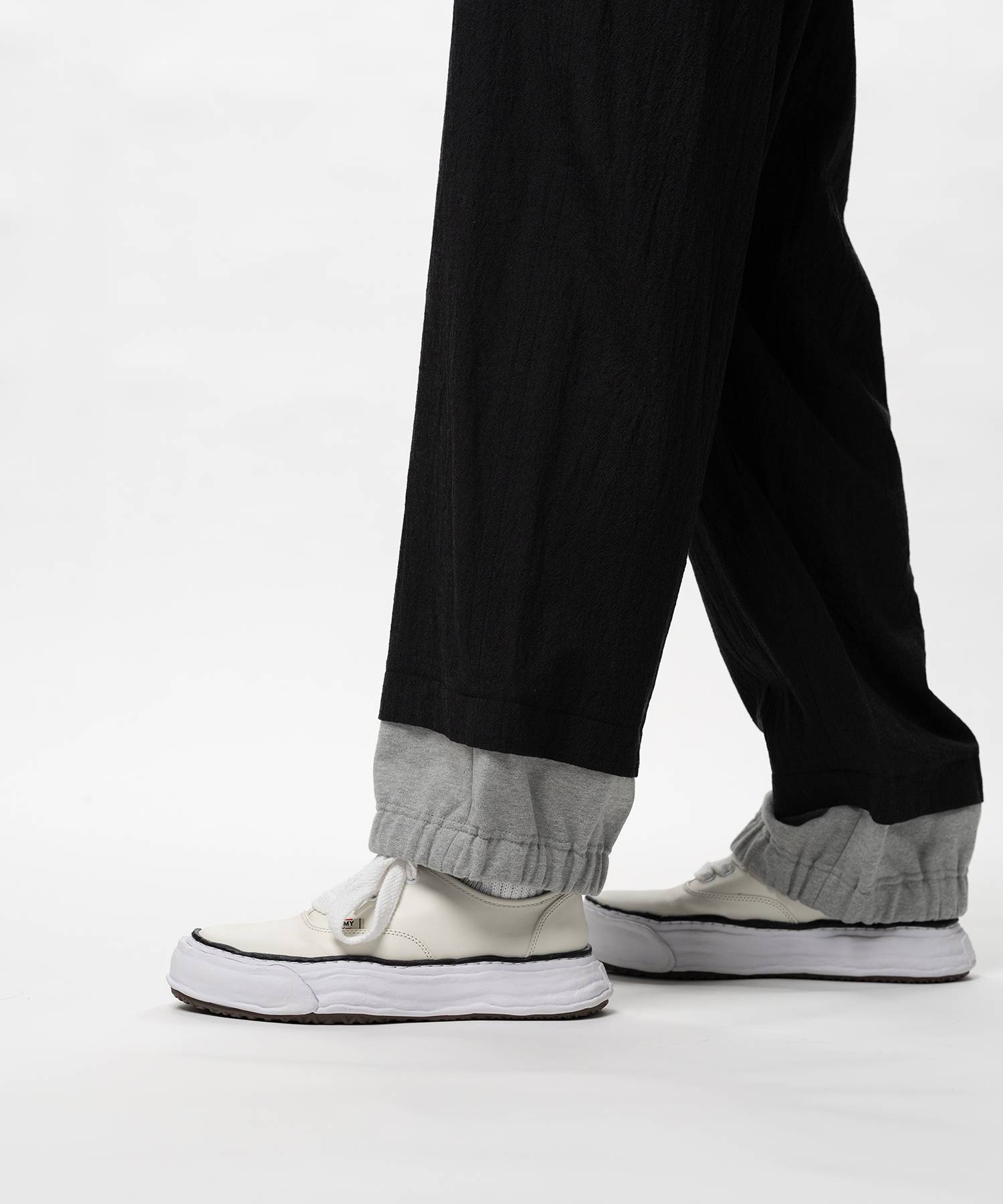 Mix Layered Wool Pants