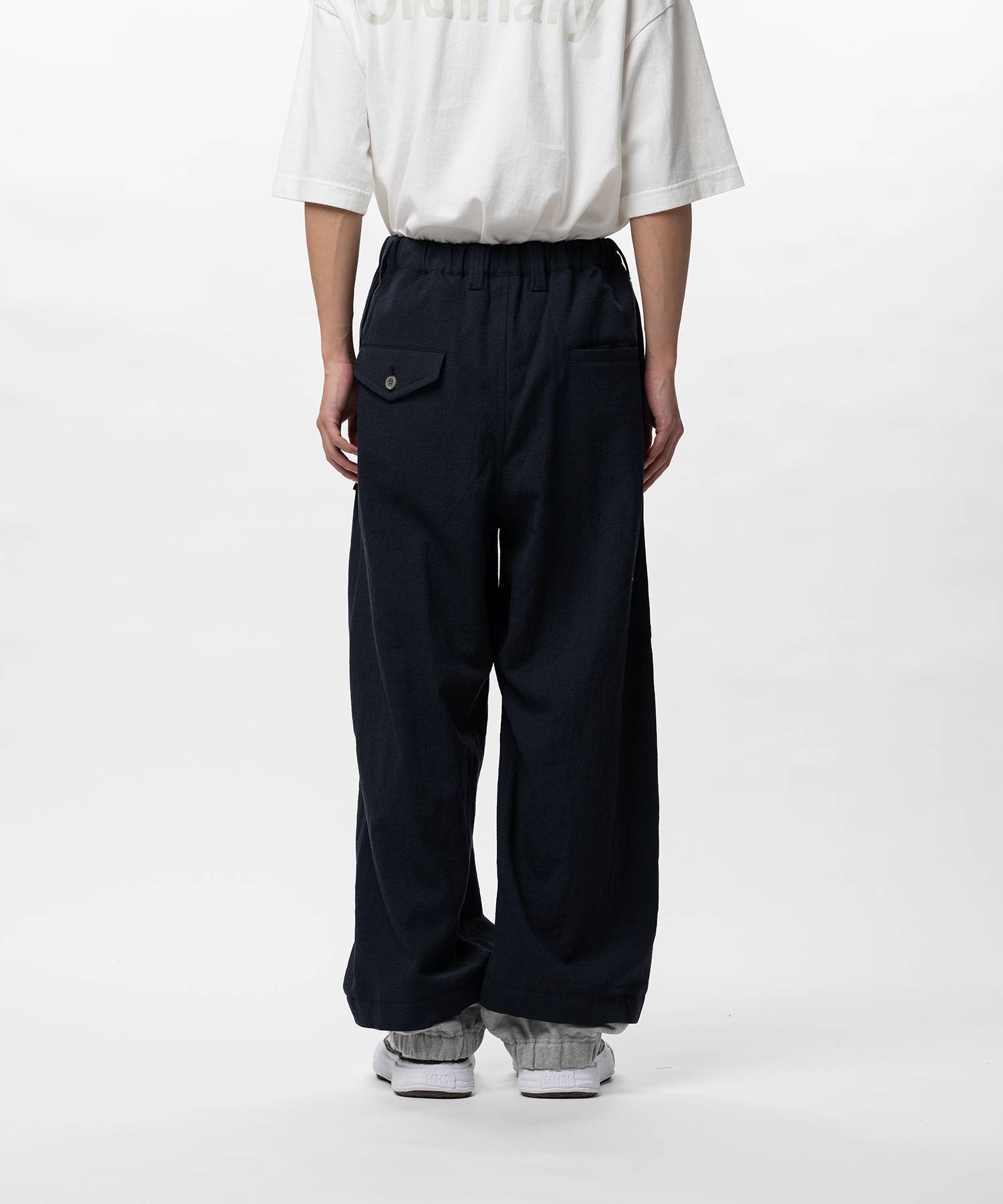 Mix Layered Wool Pants
