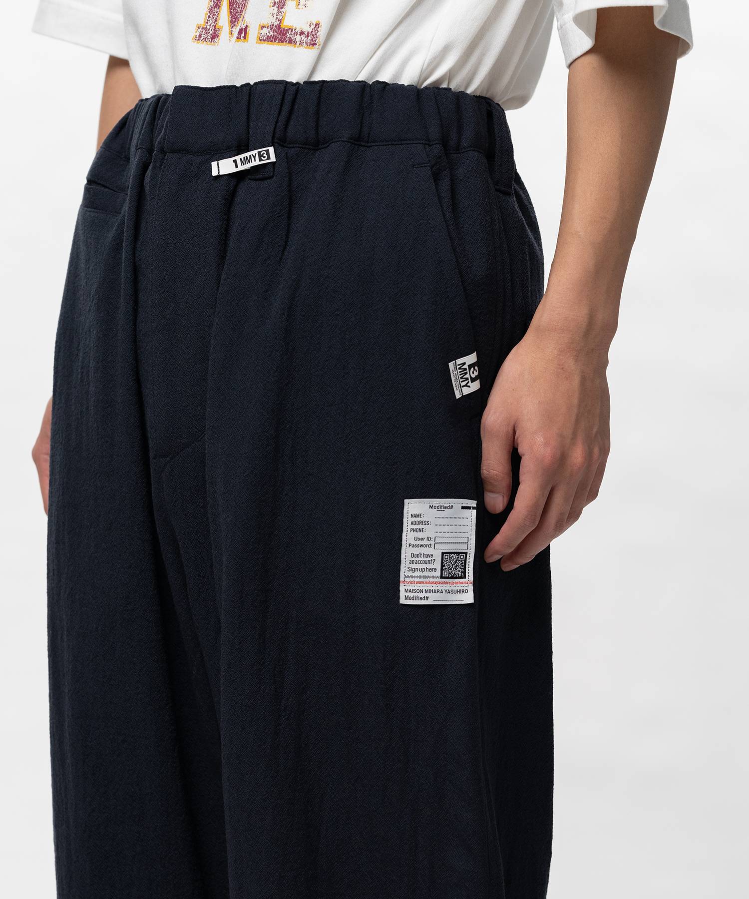 Mix Layered Wool Pants