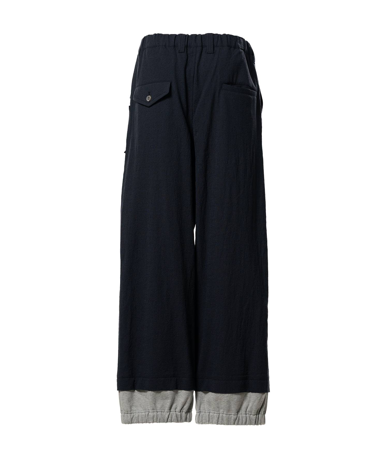 Mix Layered Wool Pants