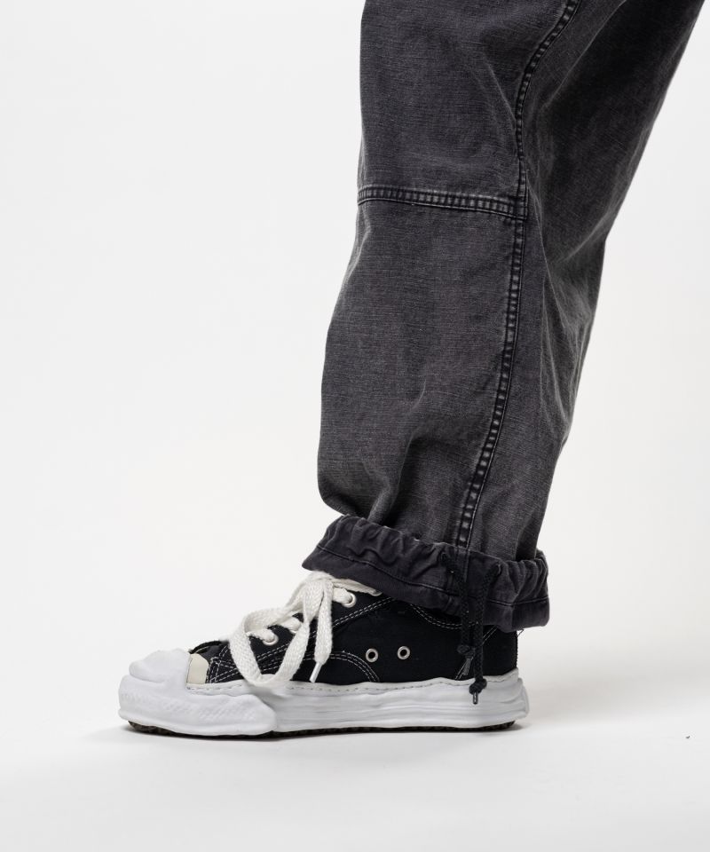 Cotton Satin Cargo Pants