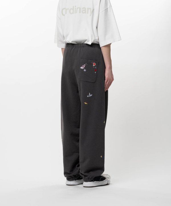 Kids Sticker Printed Sweat Pants