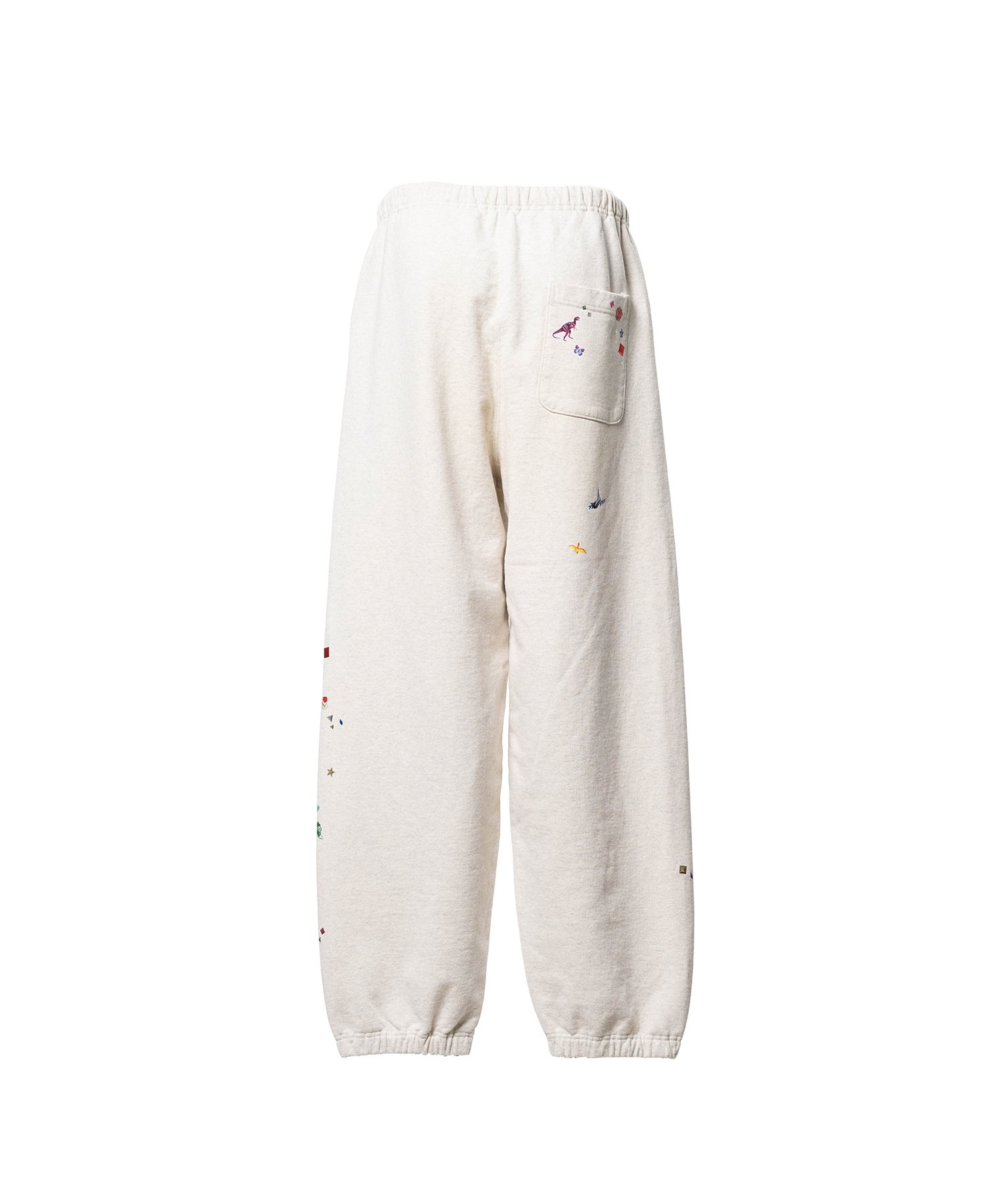 Kids Sticker Printed Sweat Pants