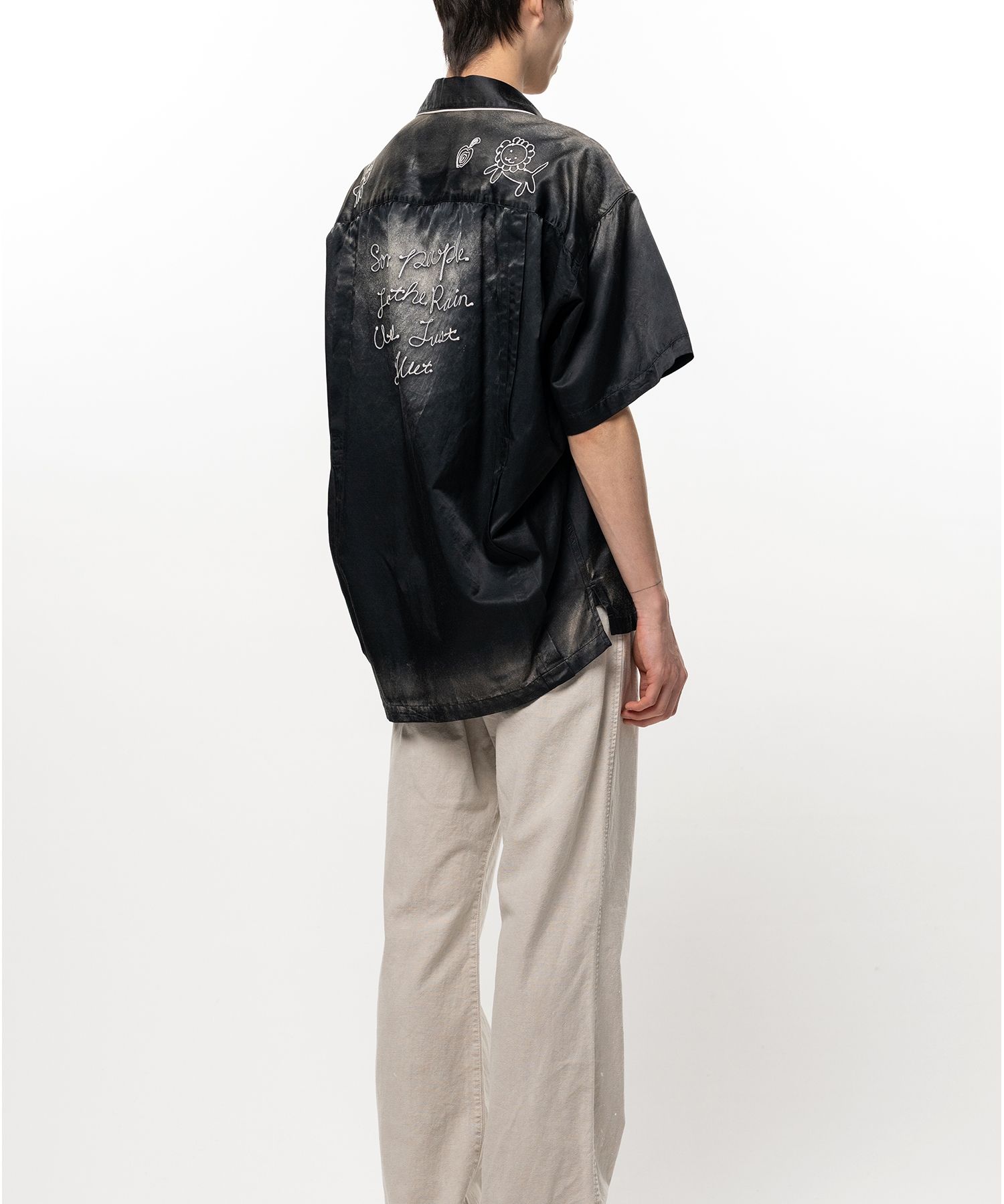 Sun Faded Like Satin Shirt