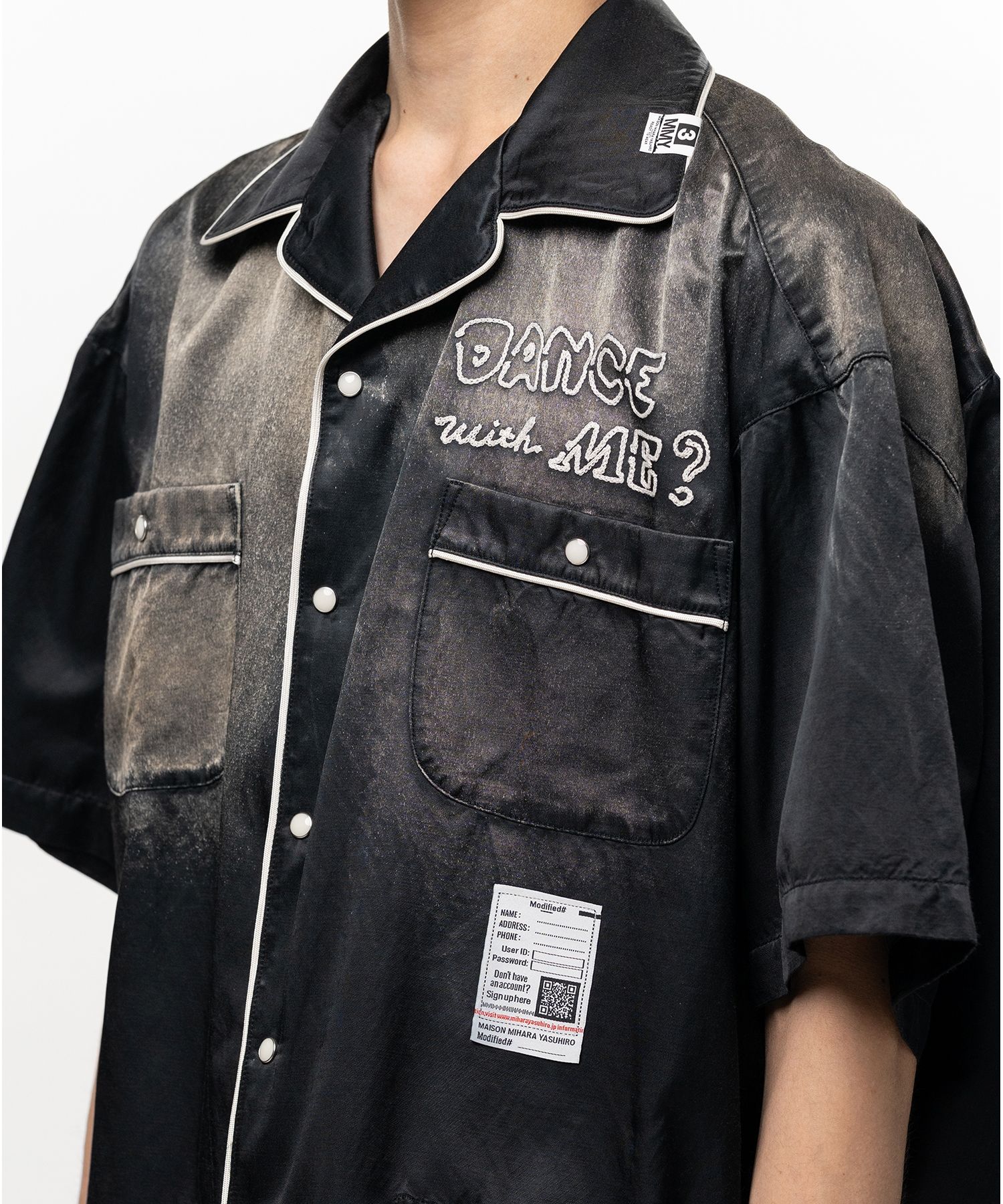 Sun Faded Like Satin Shirt