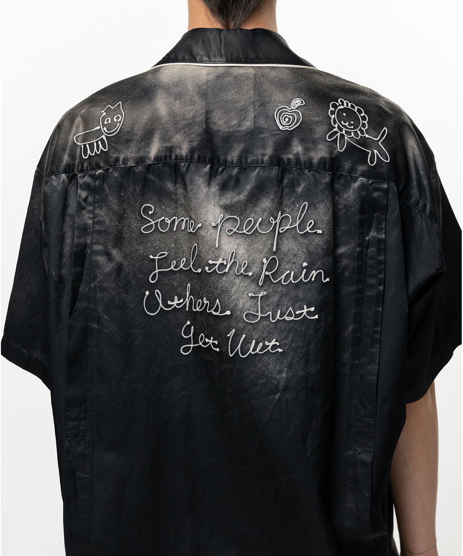 Sun Faded Like Satin Shirt