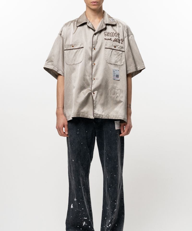 Sun Faded Like Satin Shirt