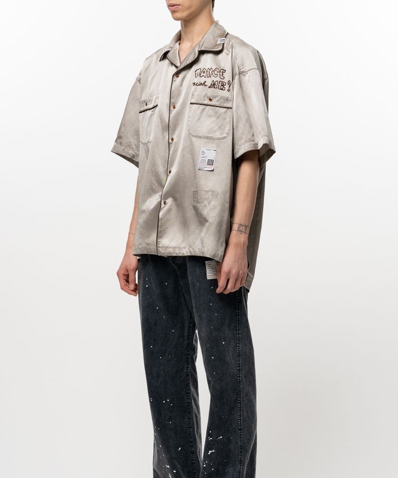 Sun Faded Like Satin Shirt