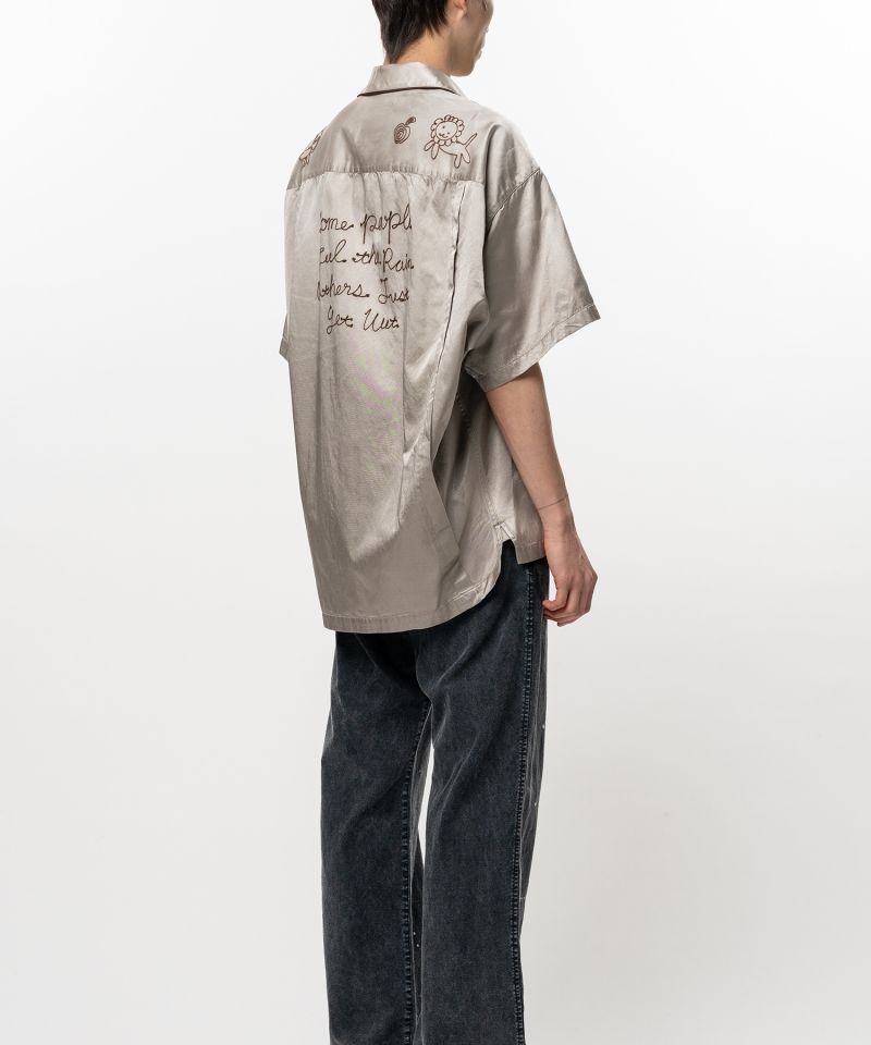 Sun Faded Like Satin Shirt