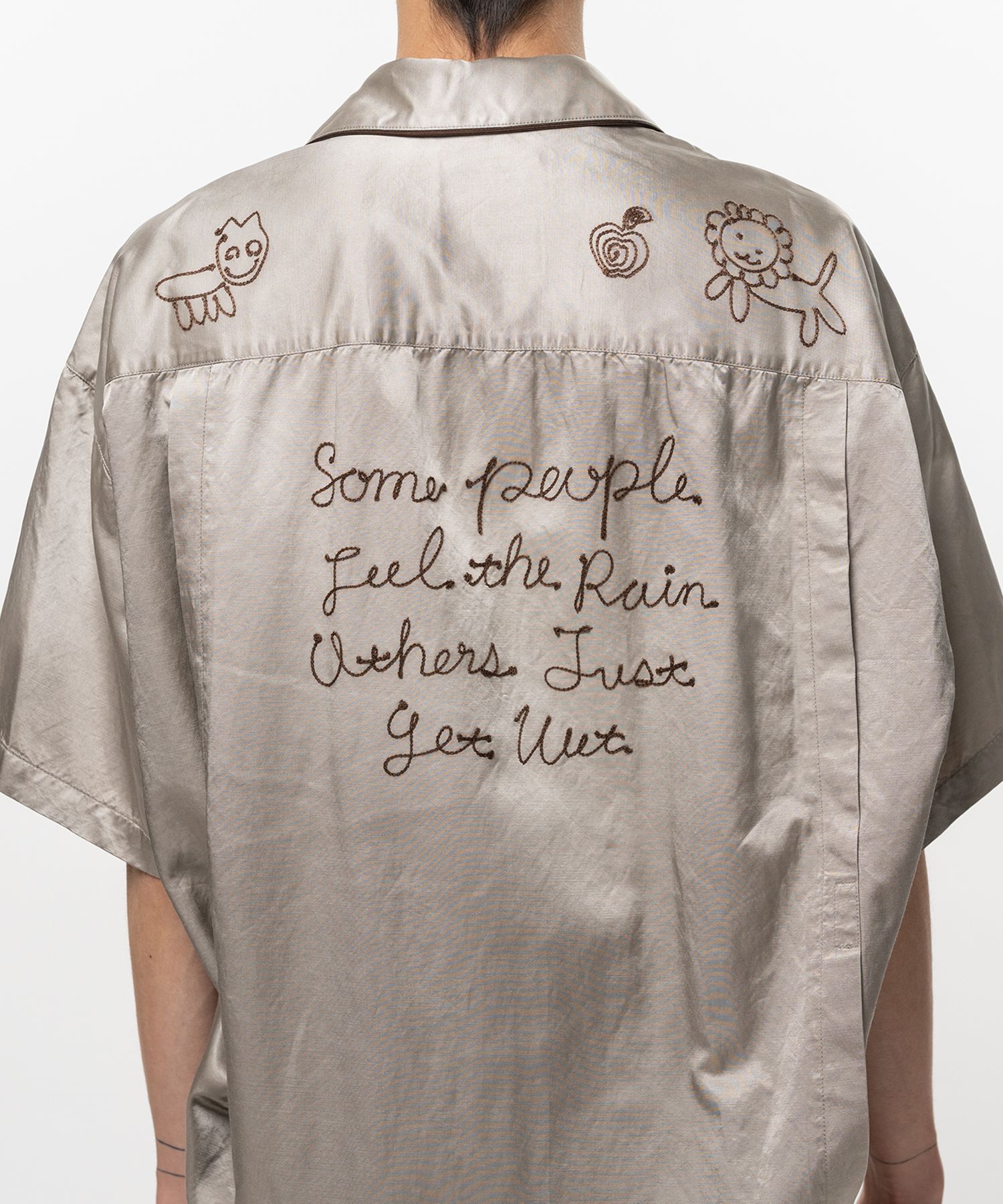 Sun Faded Like Satin Shirt