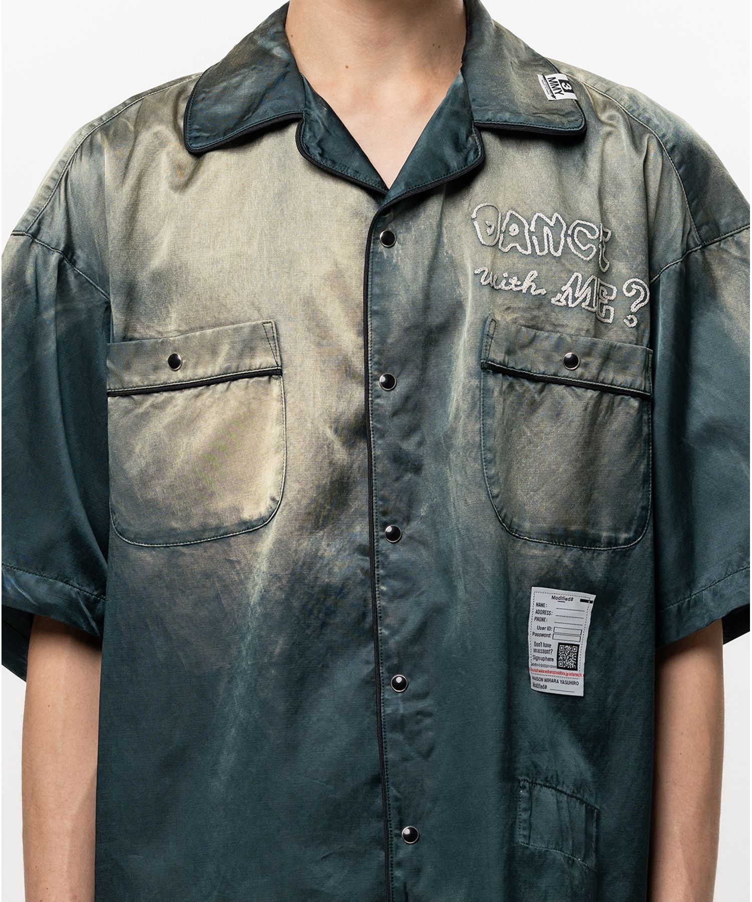 Sun Faded Like Satin Shirt