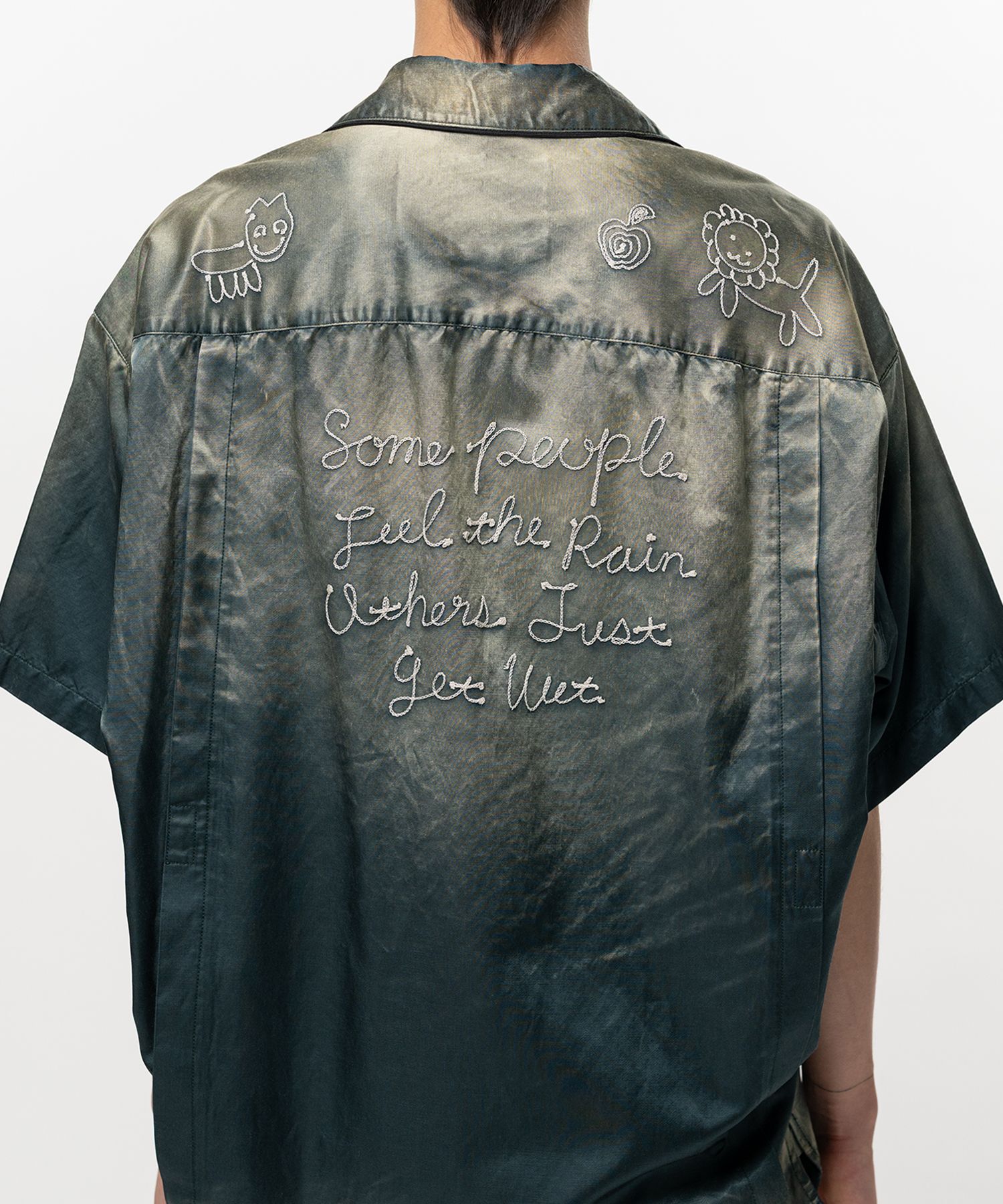 Sun Faded Like Satin Shirt