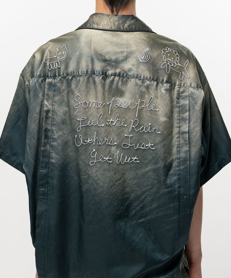 Sun Faded Like Satin Shirt