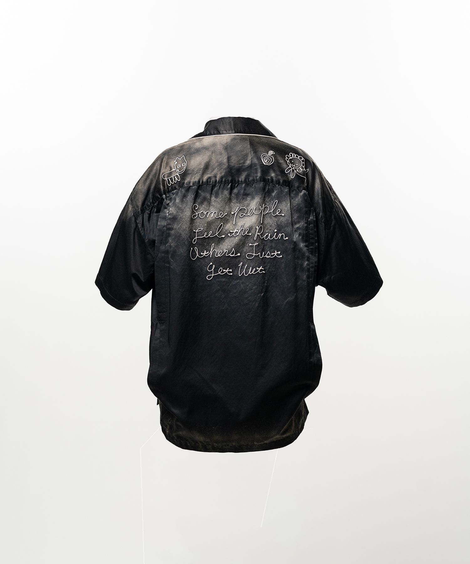 Sun Faded Like Satin Shirt