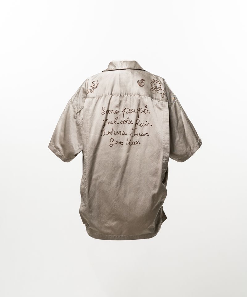 Sun Faded Like Satin Shirt