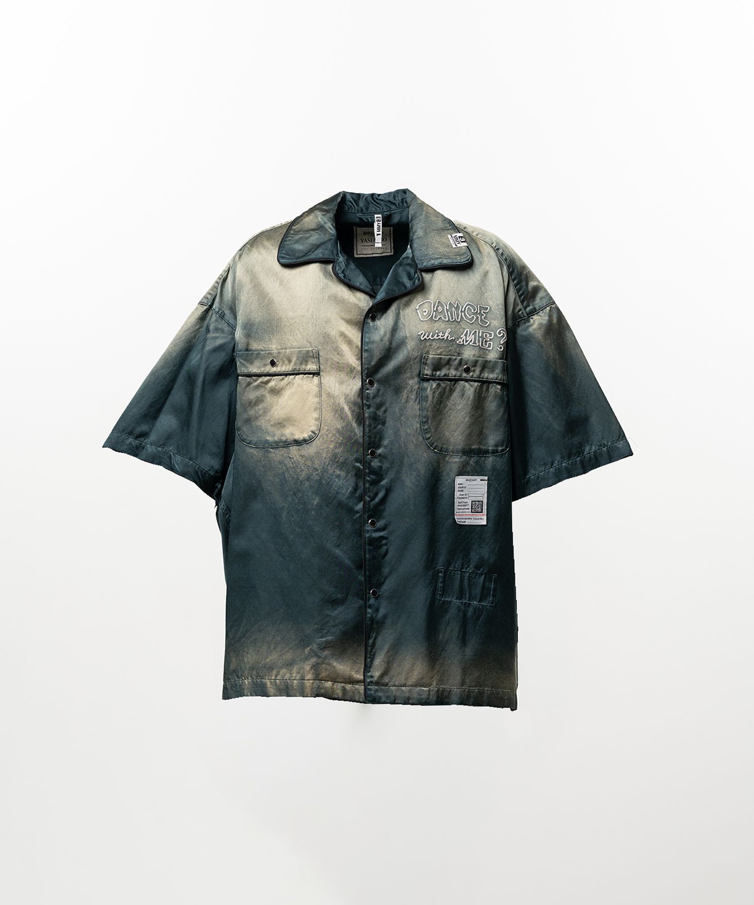 Sun Faded Like Satin Shirt