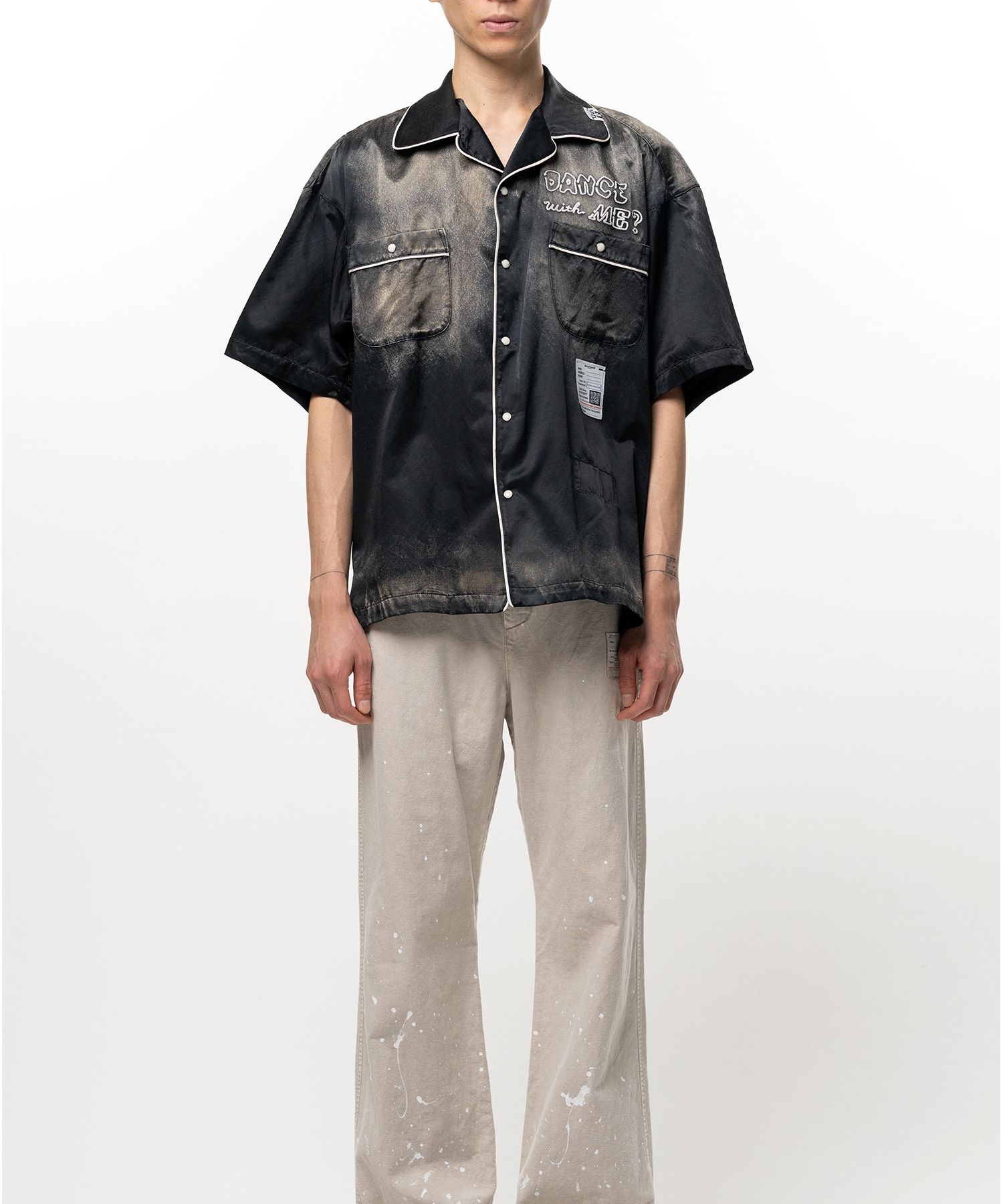 Sun Faded Like Satin Shirt