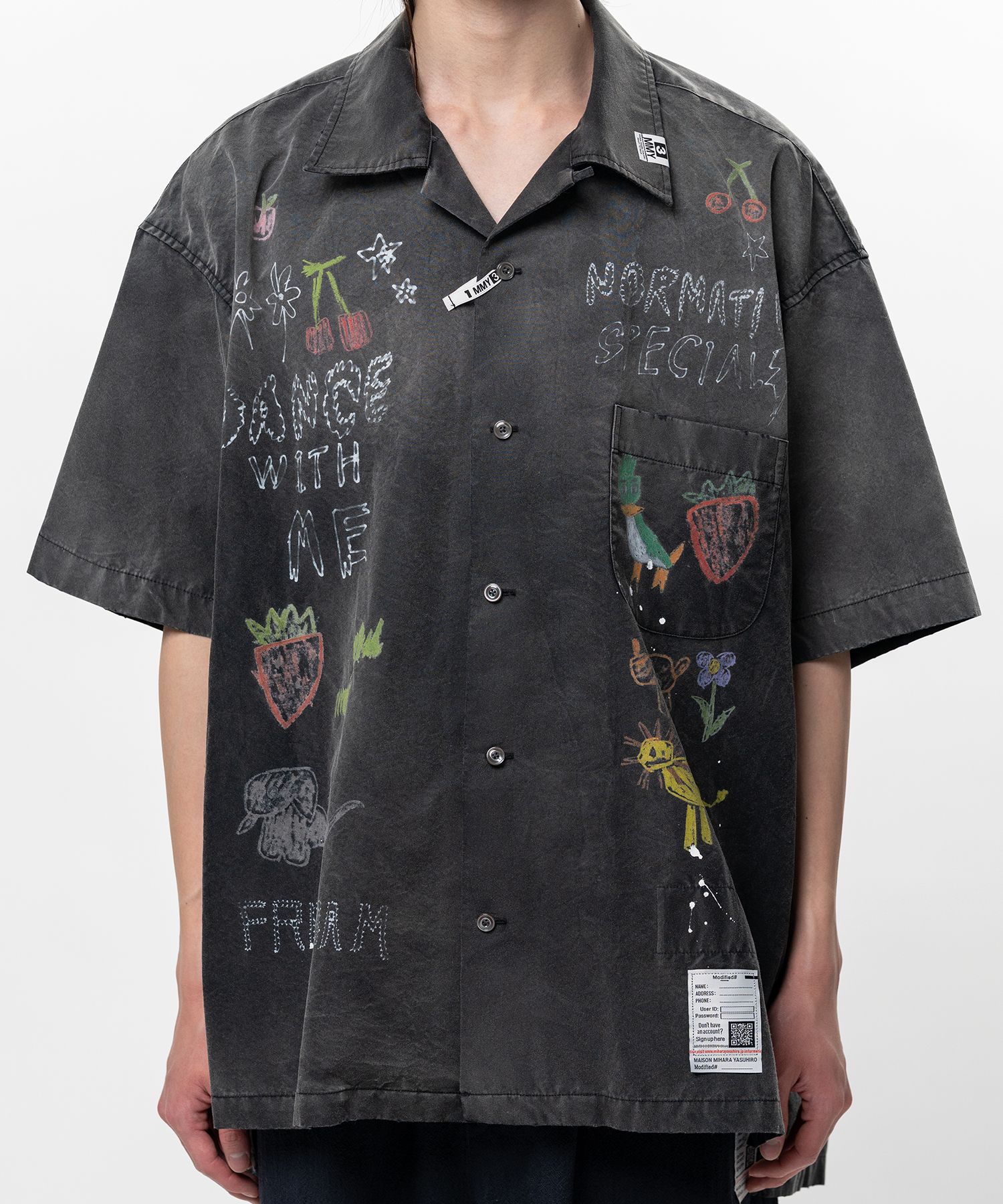 Hand Drawing Print Shirt