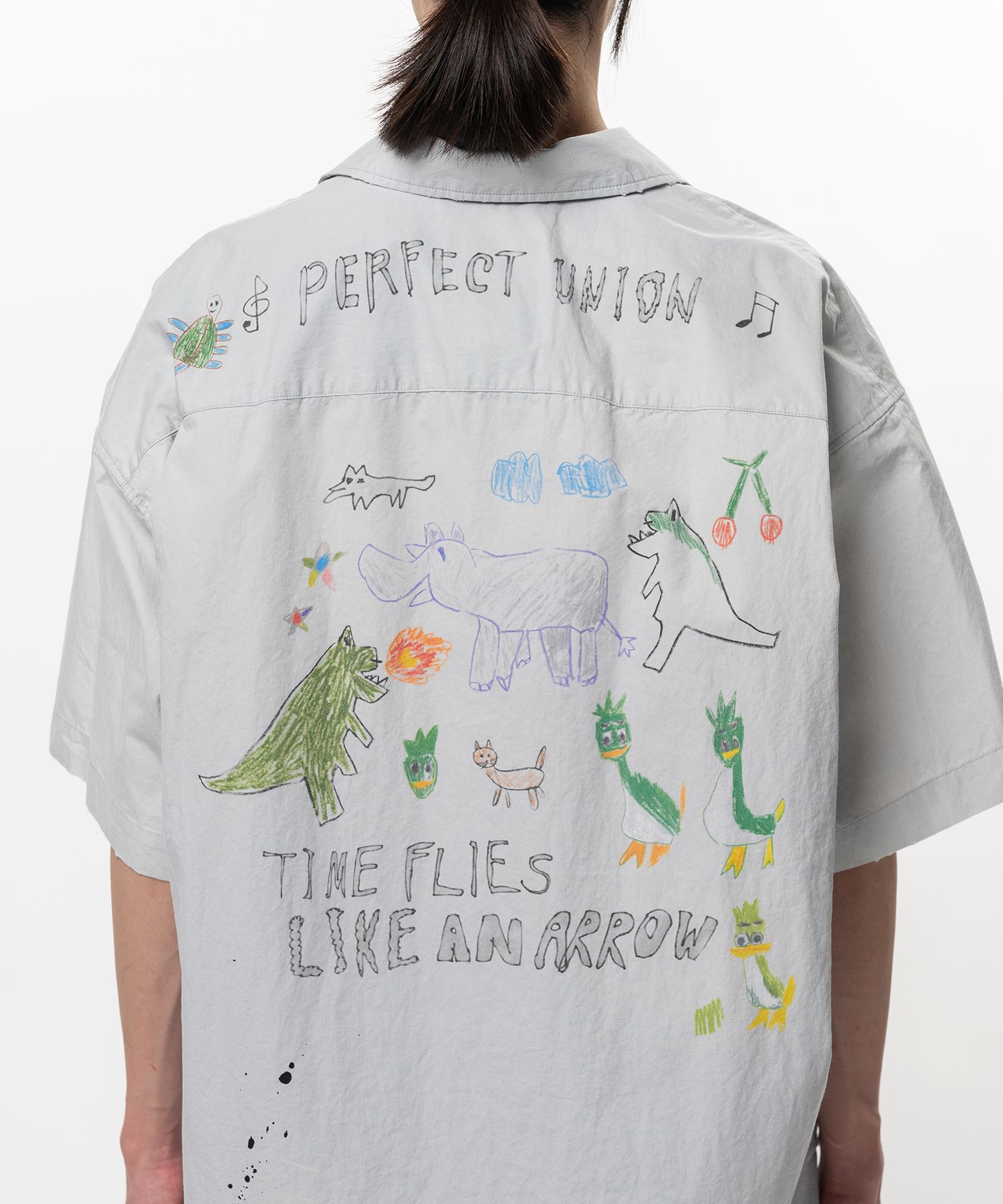 Hand Drawing Print Shirt