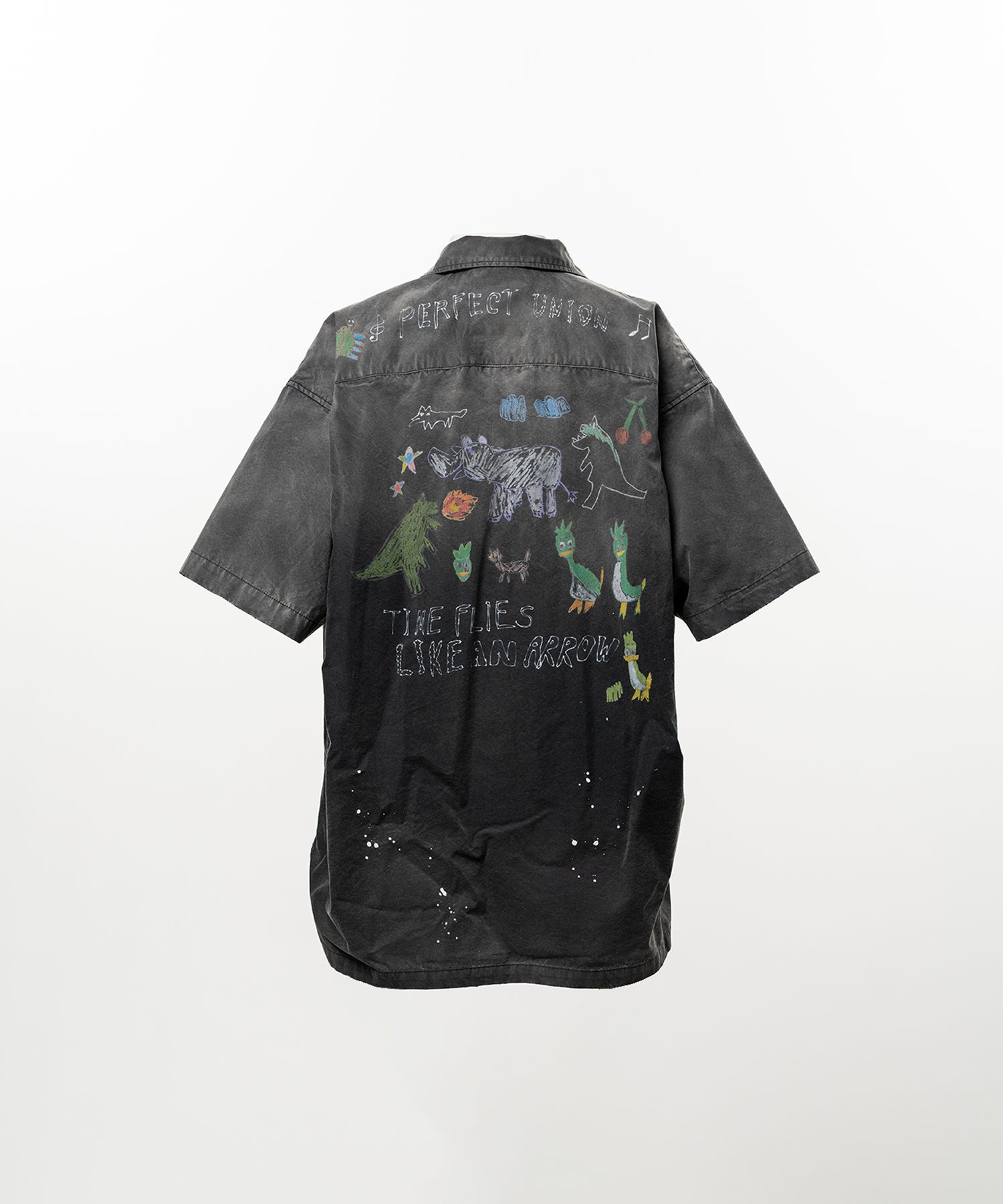 Hand Drawing Print Shirt