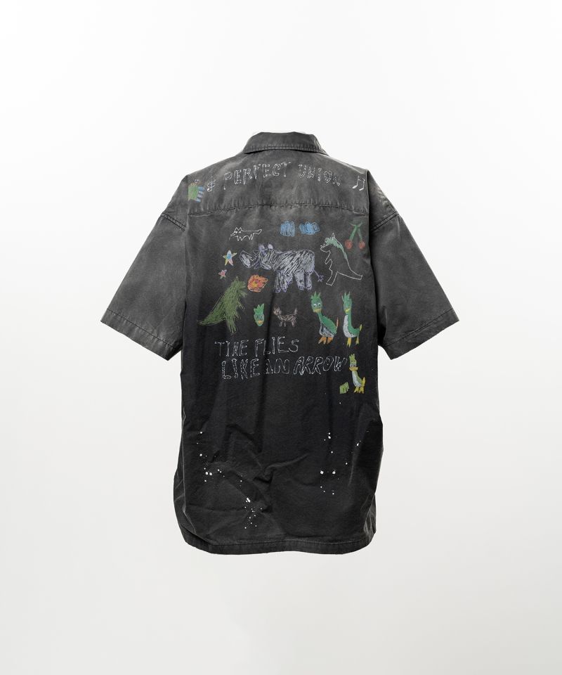 Hand Drawing Print Shirt