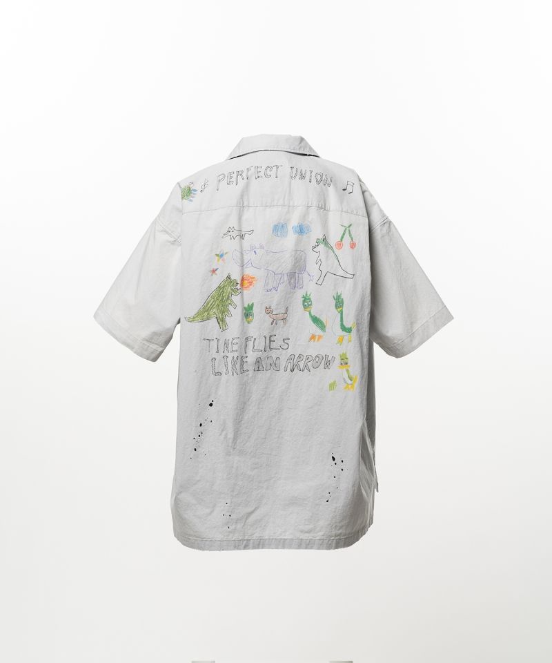 Hand Drawing Print Shirt