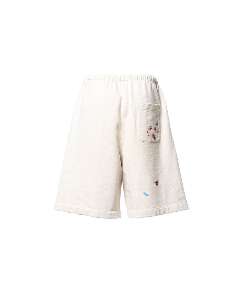 Kids Sticker Printed Sweat Shorts