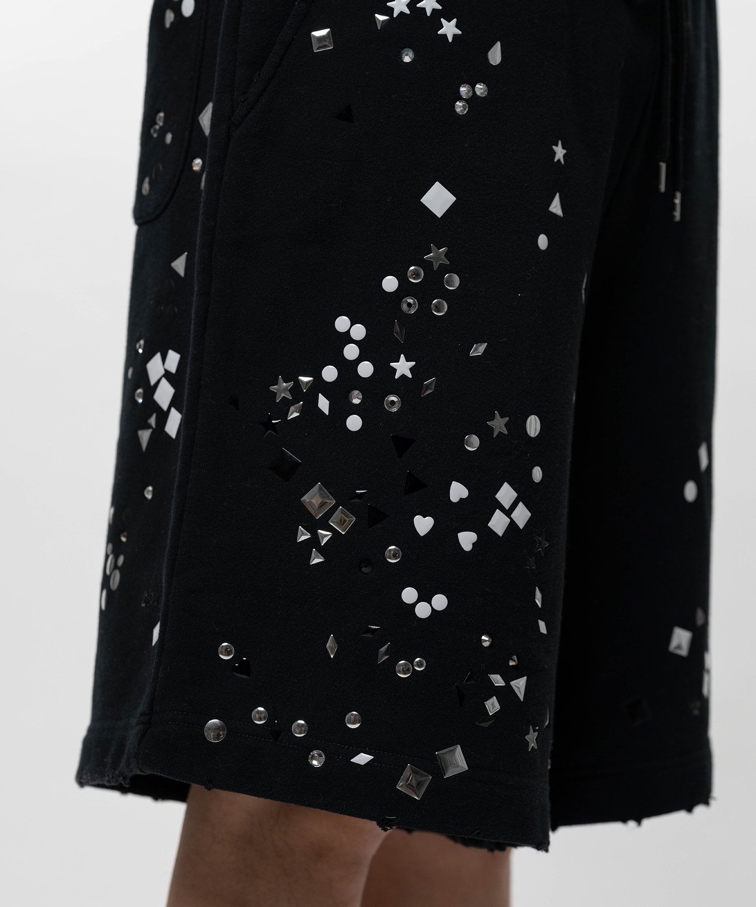 Embellished Sweat Shorts