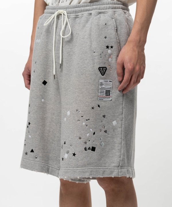 Embellished Sweat Shorts