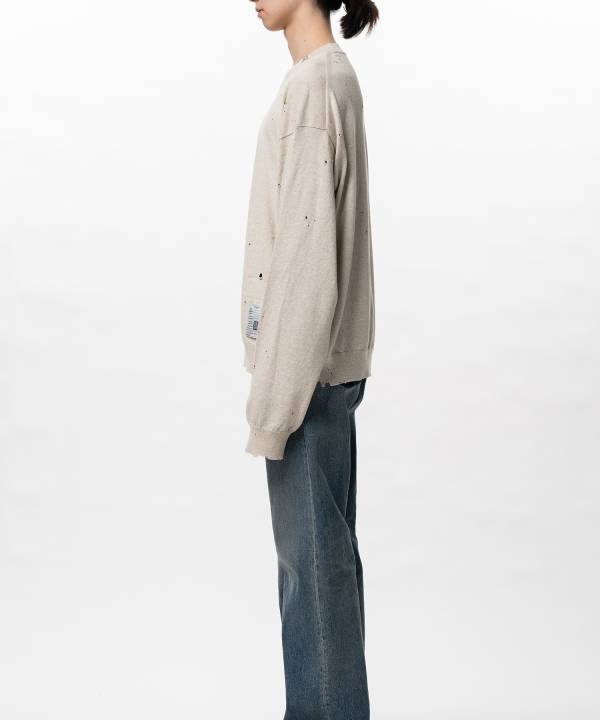 Distressed Knit Sweater