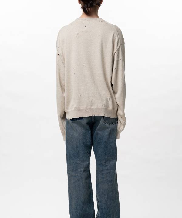 Distressed Knit Sweater