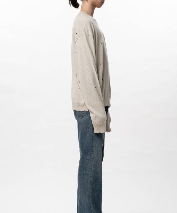 Distressed Knit Sweater