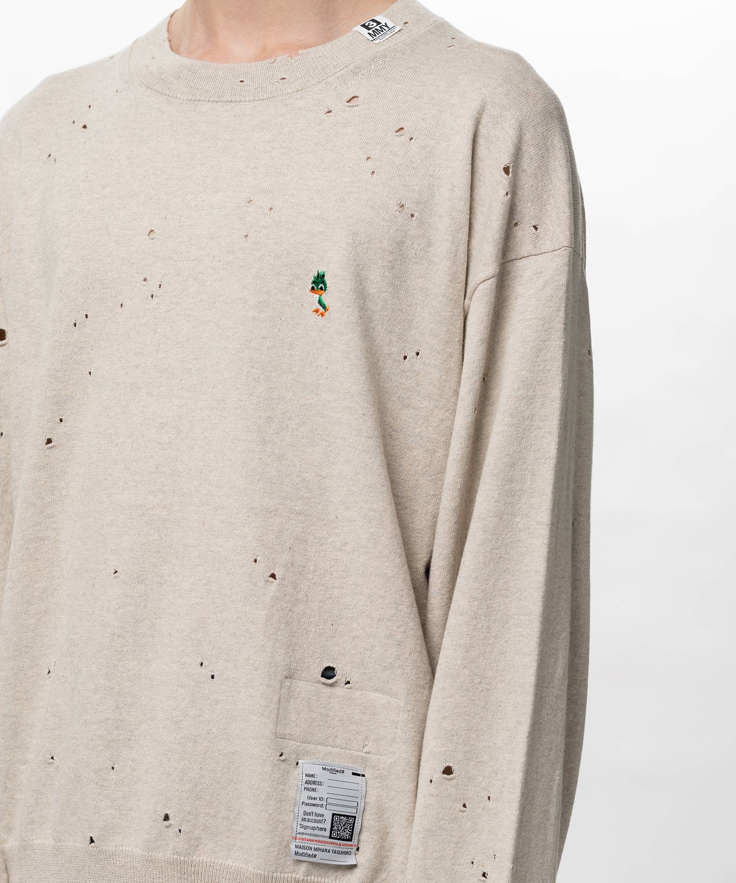 Distressed Knit Sweater