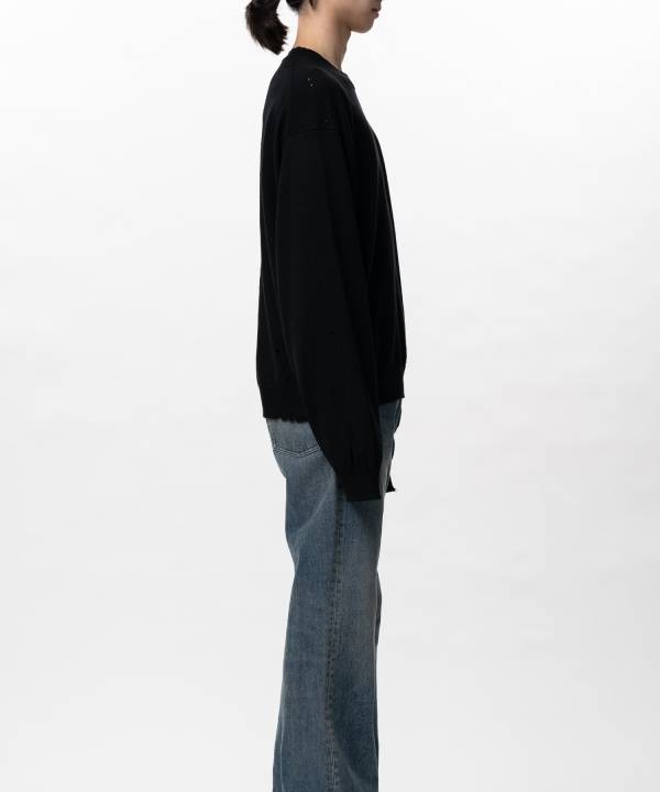 Distressed Knit Sweater