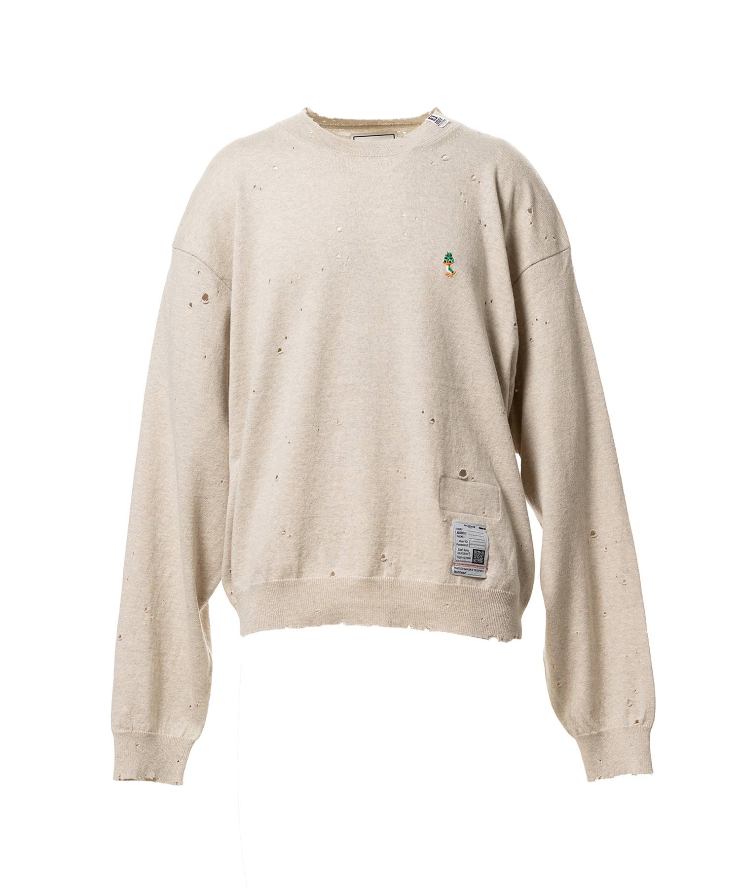 Distressed Knit Sweater