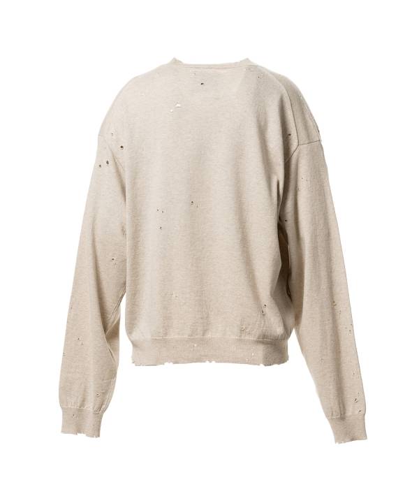 Distressed Knit Sweater