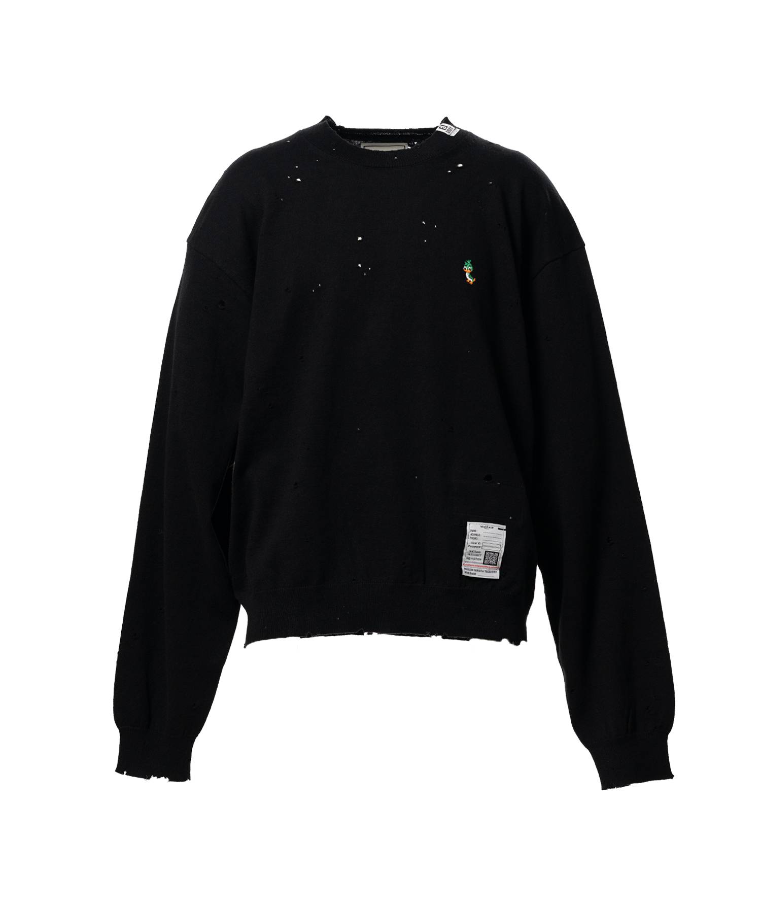 Distressed Knit Sweater