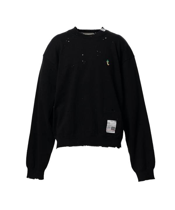 Distressed Knit Sweater