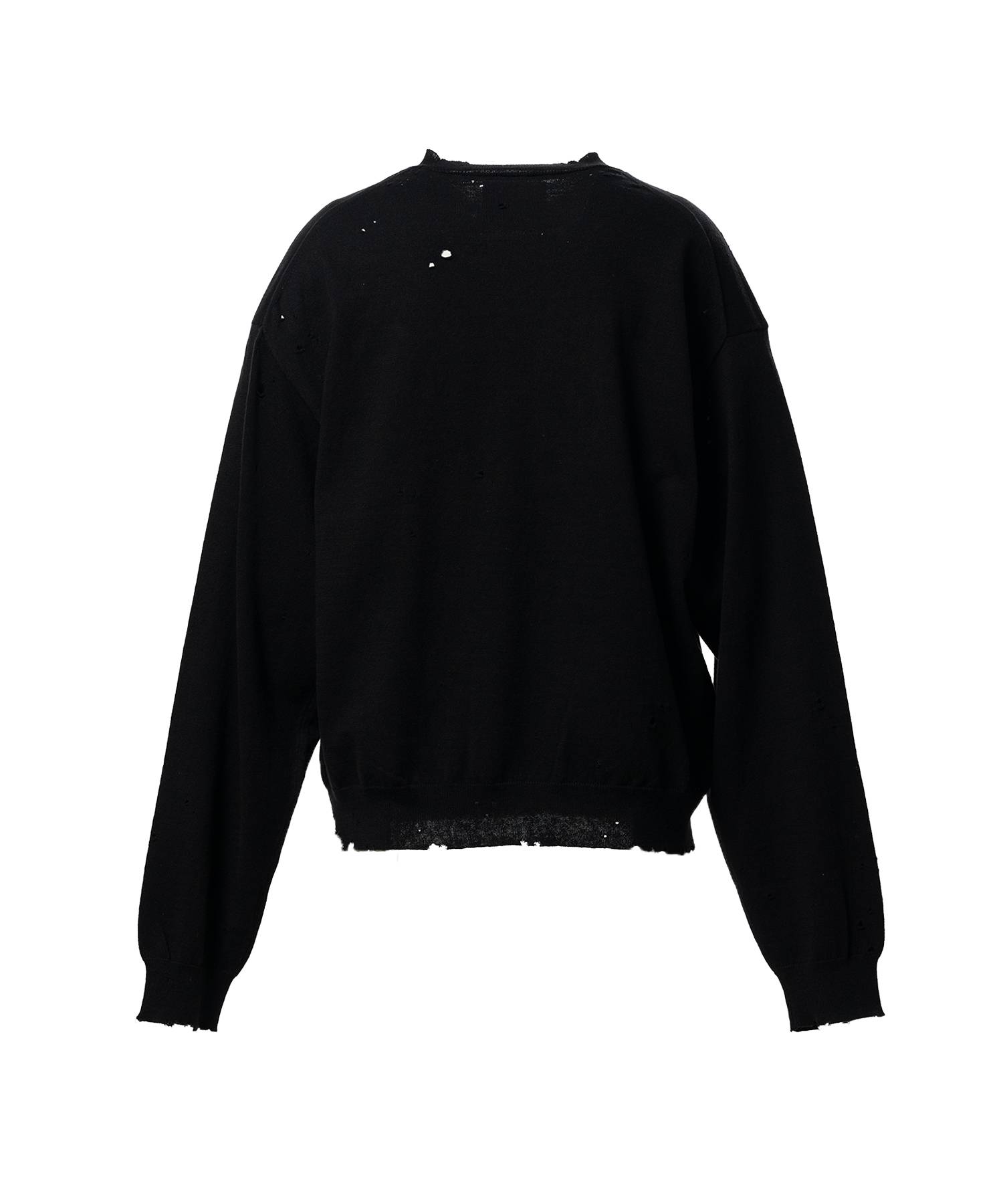 Distressed Knit Sweater