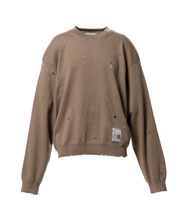 Distressed Knit Sweater